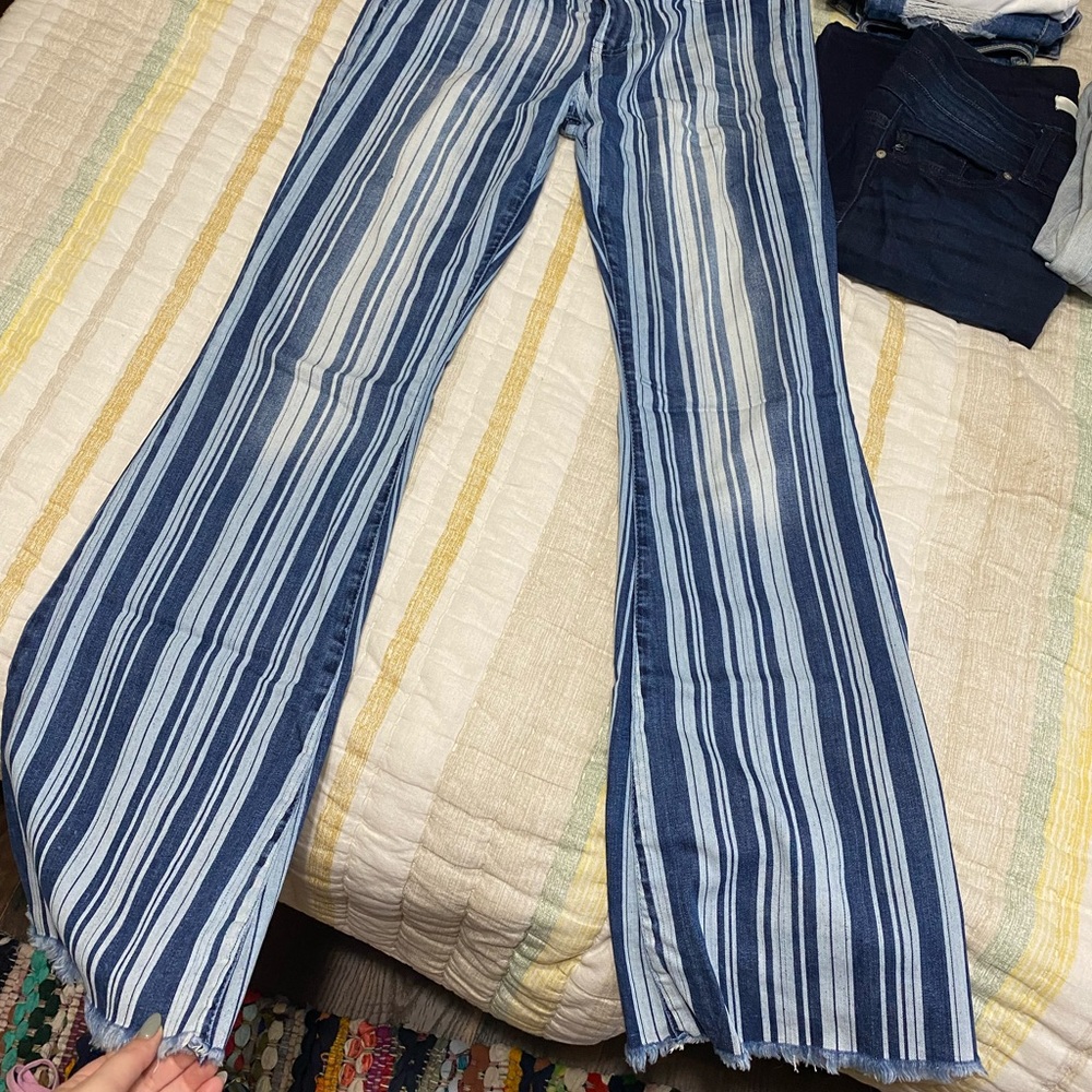 Striped Bell Bottoms